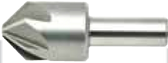 High Speed Steel KEO 55047-01 6 Flute Countersink 5/8 Body Diameter 1/4 Shank Diameter 